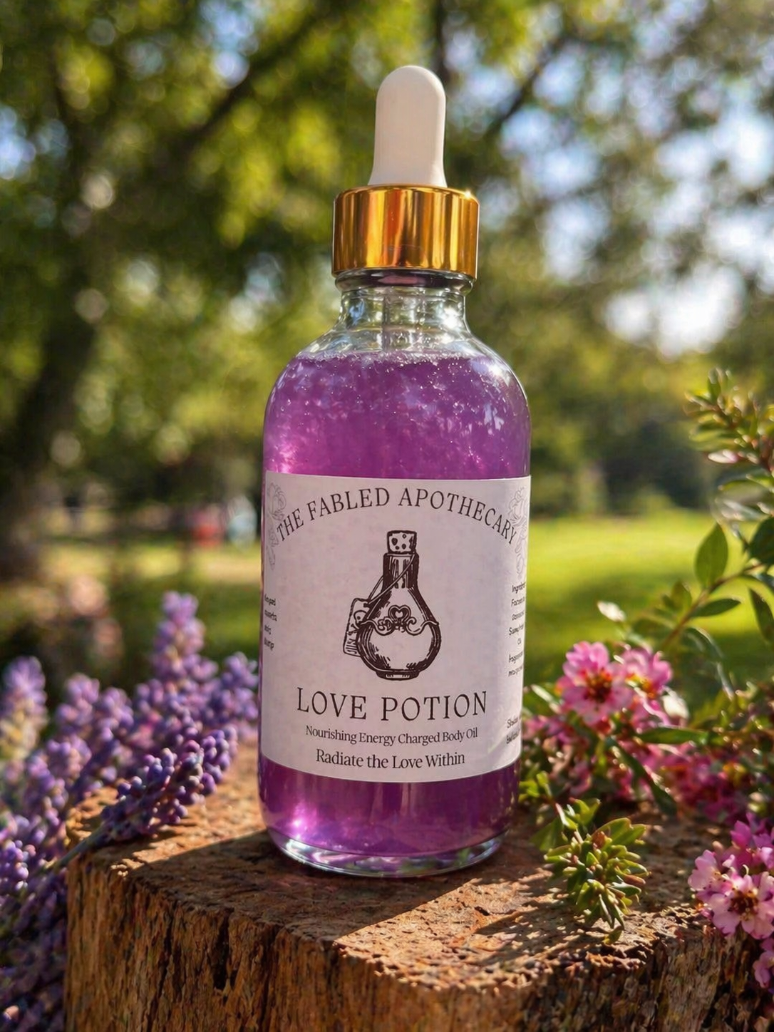 š Love Potion ā Reiki-Charged Shimmering Body Oil