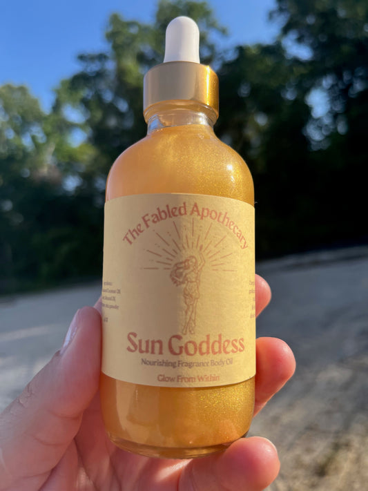 🌞 Sun Goddess – Reiki-Charged Radiance Body Oil