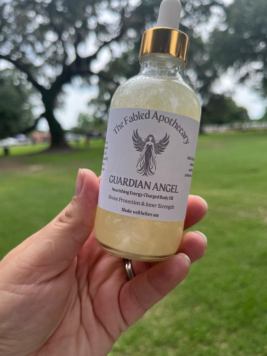 🕊️ Guardian Angel – Reiki-Charged Protective Body Oil