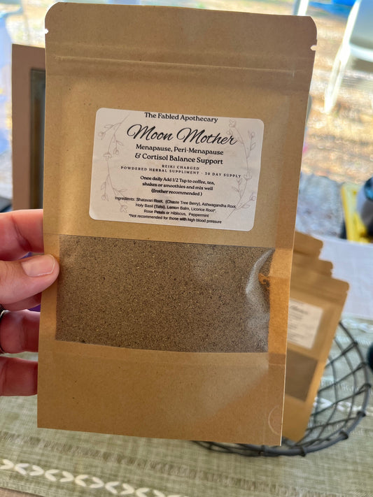 Moon Mother- Cortisol Balance & Menopause/Perimenopause Support Herbal Elixir